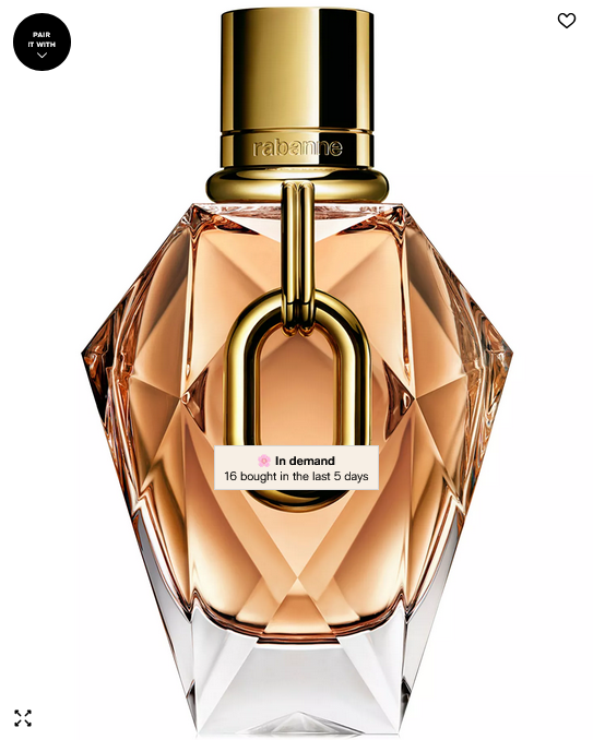 Rabanne Million Gold For Her Pure Jasmine 3.4oz