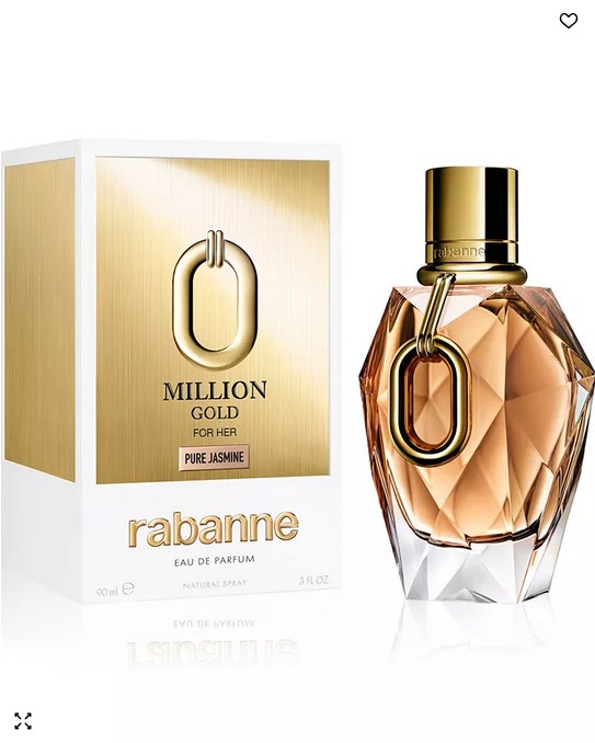 Rabanne Million Gold For Her Pure Jasmine 3.4oz