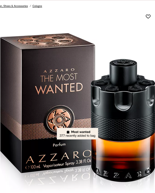 Azzaro Wanted By Night 3.4oz